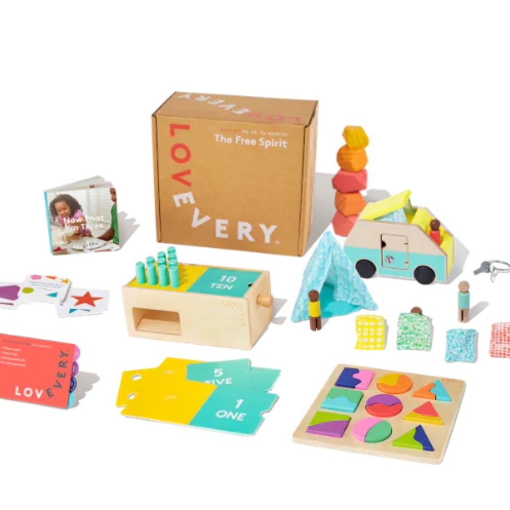 LOVEVERY The Free Spirit Play Kit - 34, 35, 36 Months - New in Box